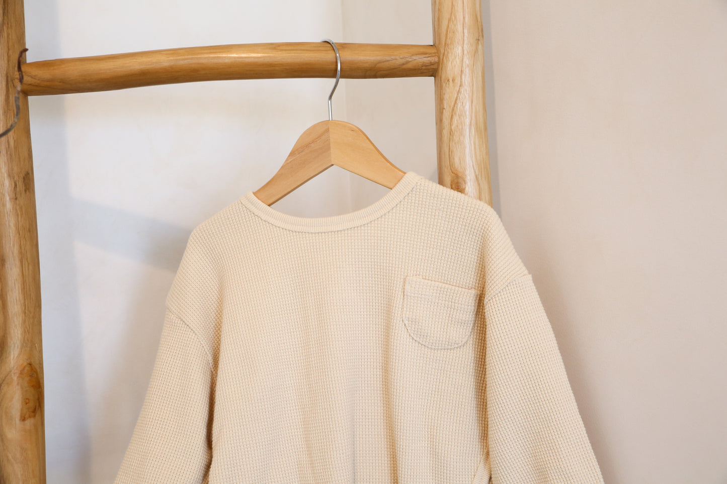 BORAM waffle pocket top