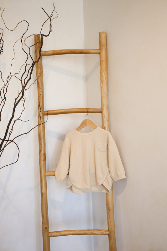 BORAM waffle pocket top