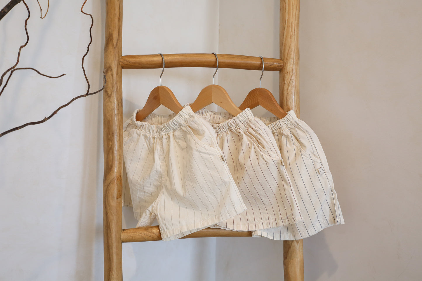 SUNWOO stripe shorts