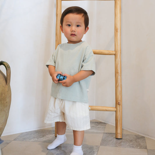 SUNWOO stripe shorts