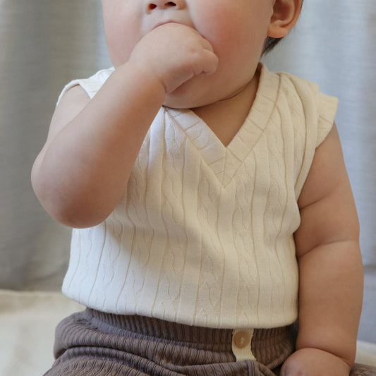 HYOJOON sweater vest onesie